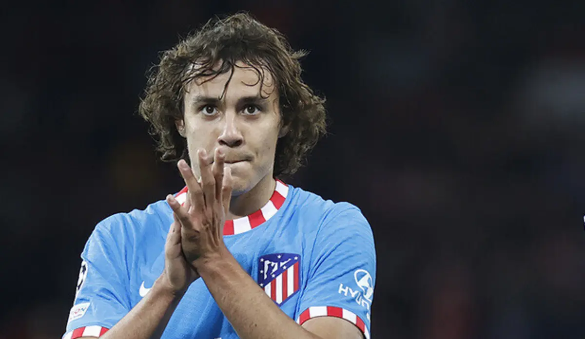 Javier Serrano quando defendia as cores do Atlético de Madrid