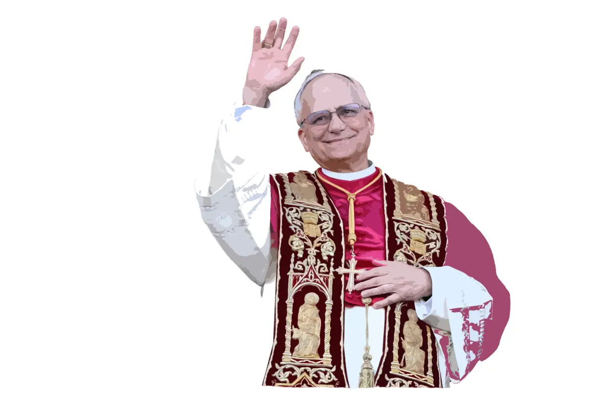 Imagem de contexto do artigo Leão XIV. Da tábua de engomar da mãe à varanda de São Pedro