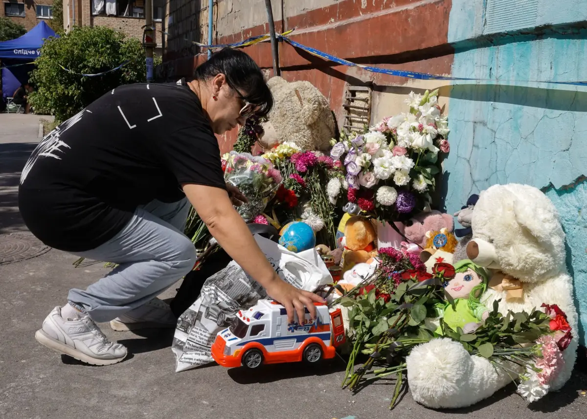 Quatro crianças morreram nos ataques russos a Kiev