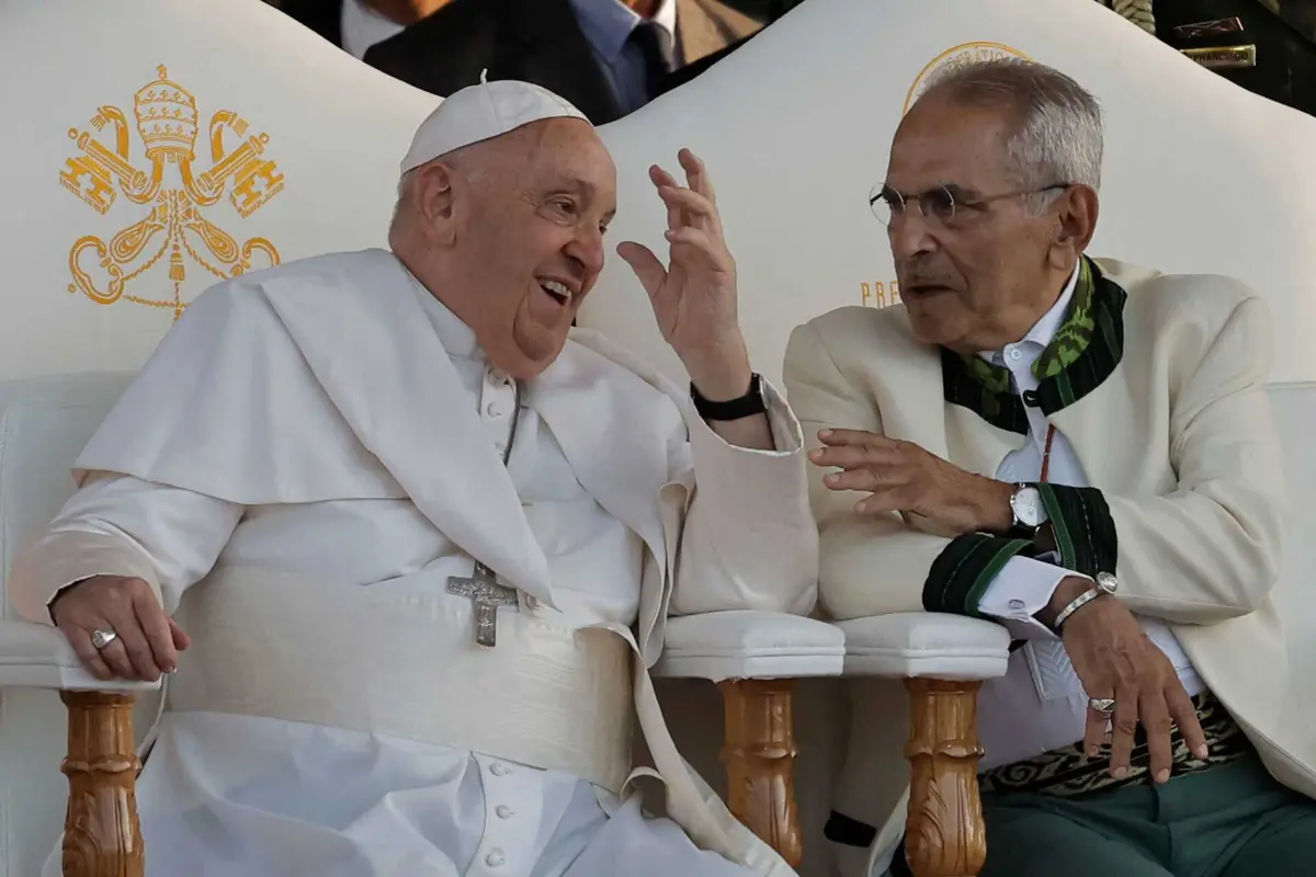 Papa Francisco assistiu às cerimónias protocolares com José Ramos-Horta.