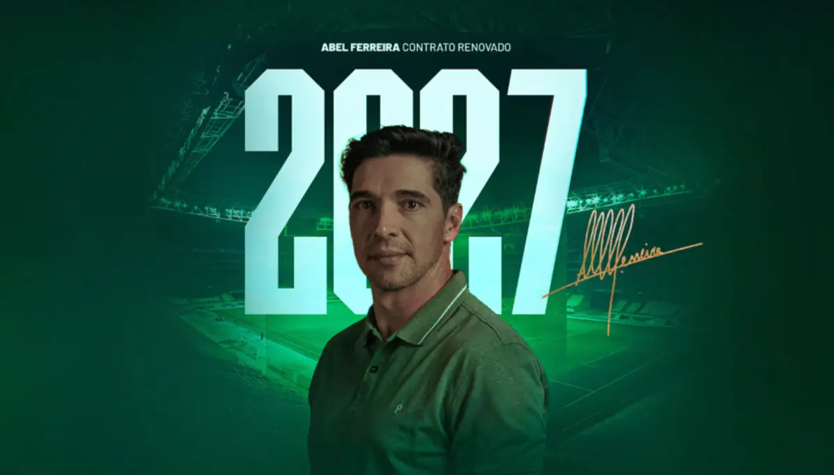 Abel Ferreira comanda o Palmeiras desde 2020