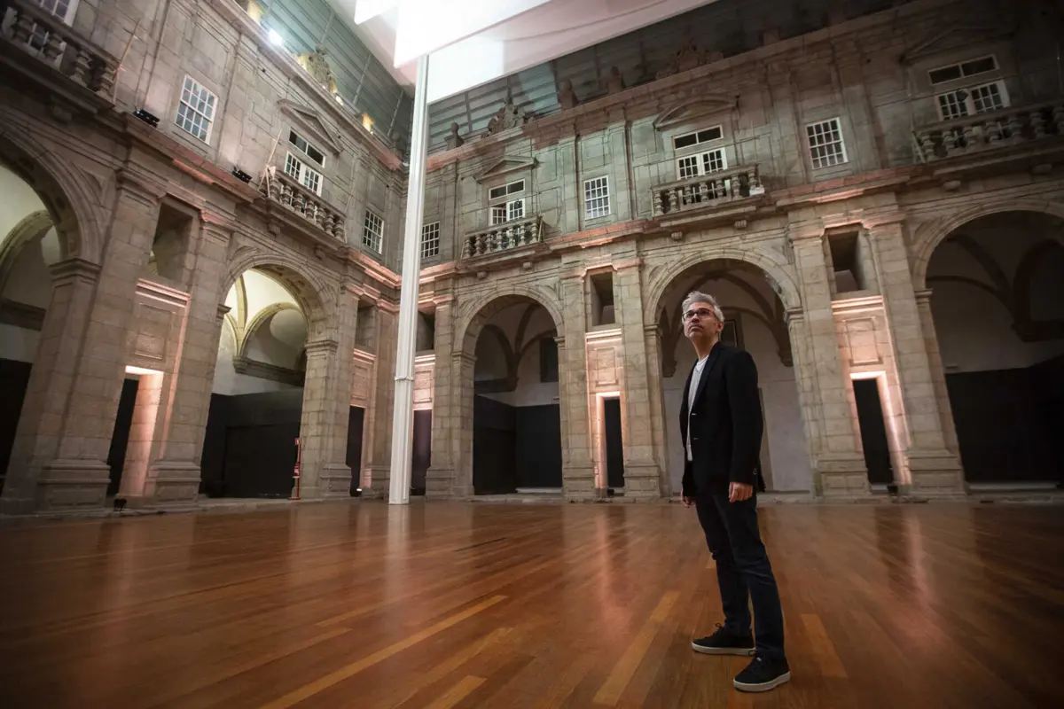 Pedro Sobrado no Mosteiro de S. Bento, que estará fechado entre fevereiro e dezembro de 2025