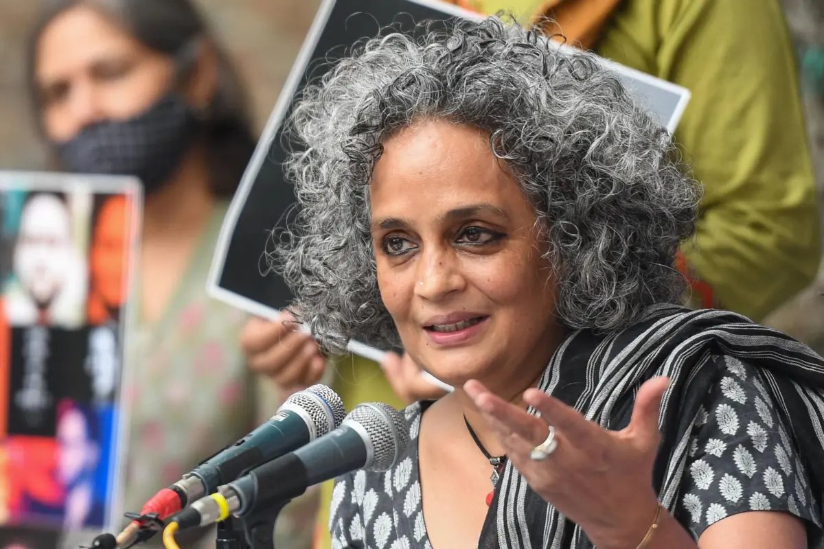 A escritora e ativista indiana Arundhati Roy