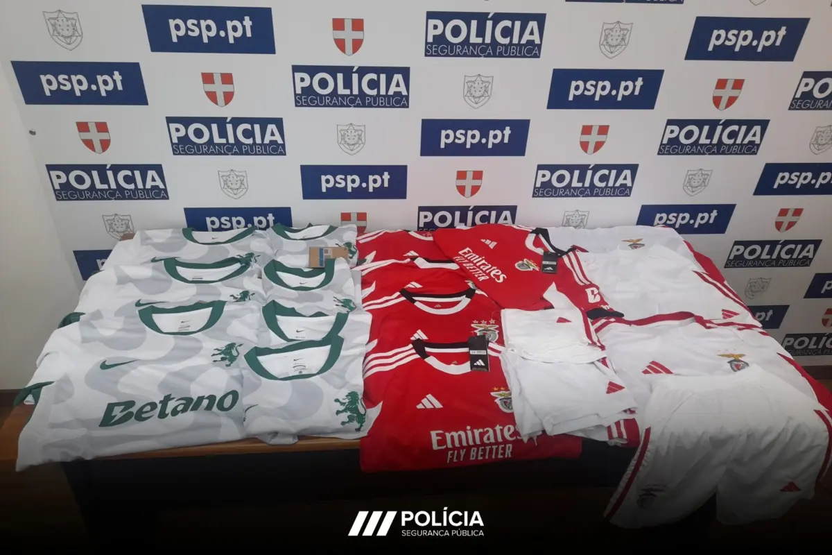 Imagem de contexto do artigo Detido em Portalegre por contrafação de roupa desportiva