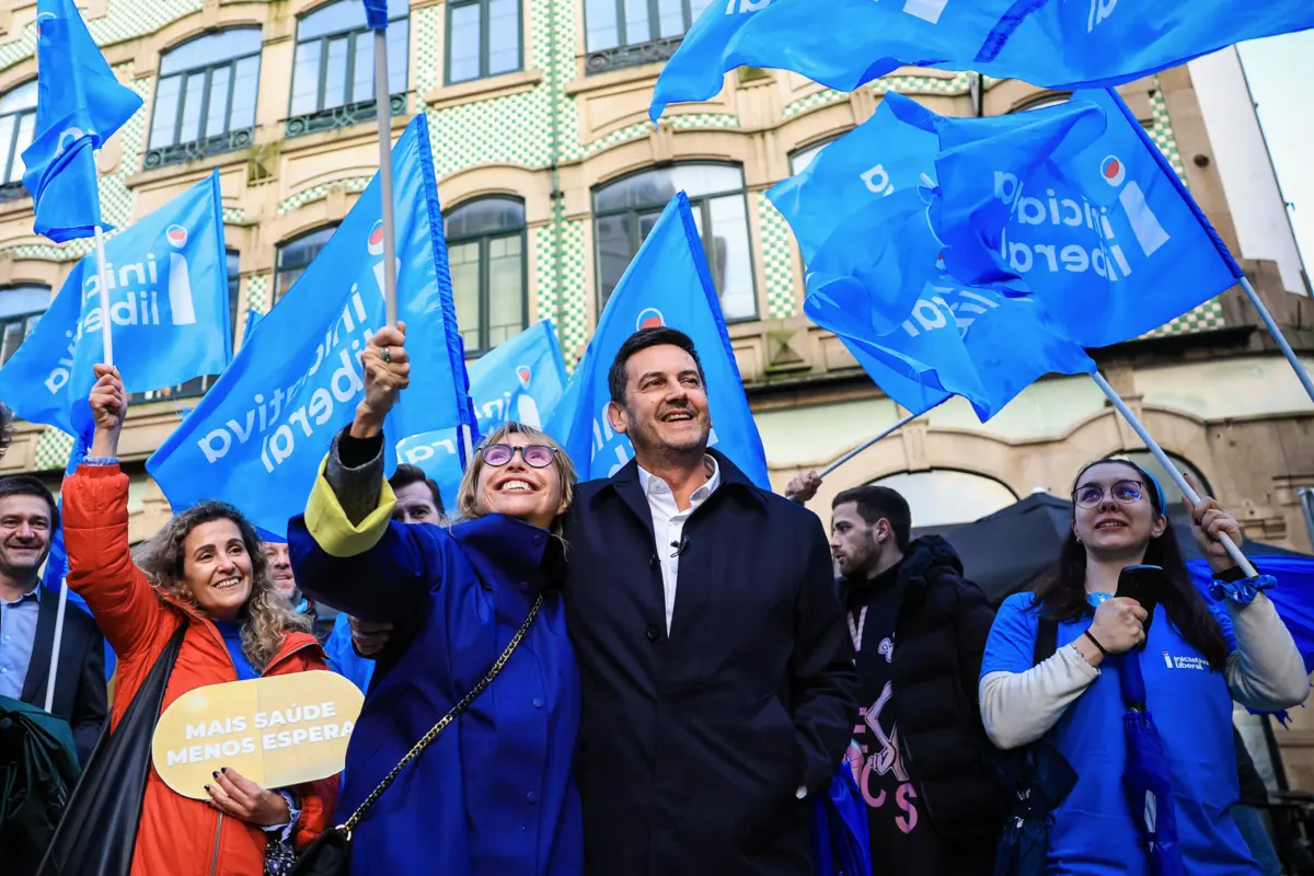 Saúde foi um dos temas em que o líder da IL apostou para combater os socialistas