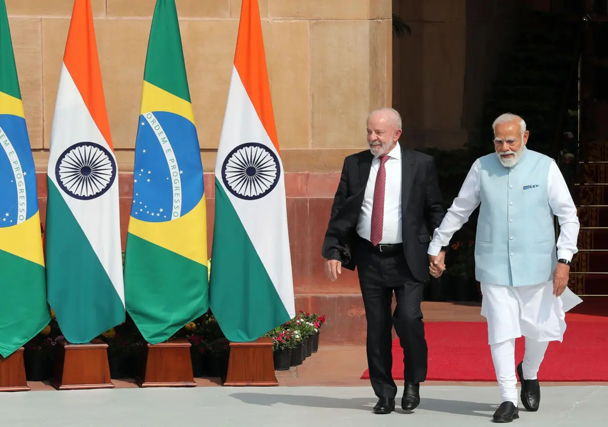 Lula da Silva está de visita à Índia