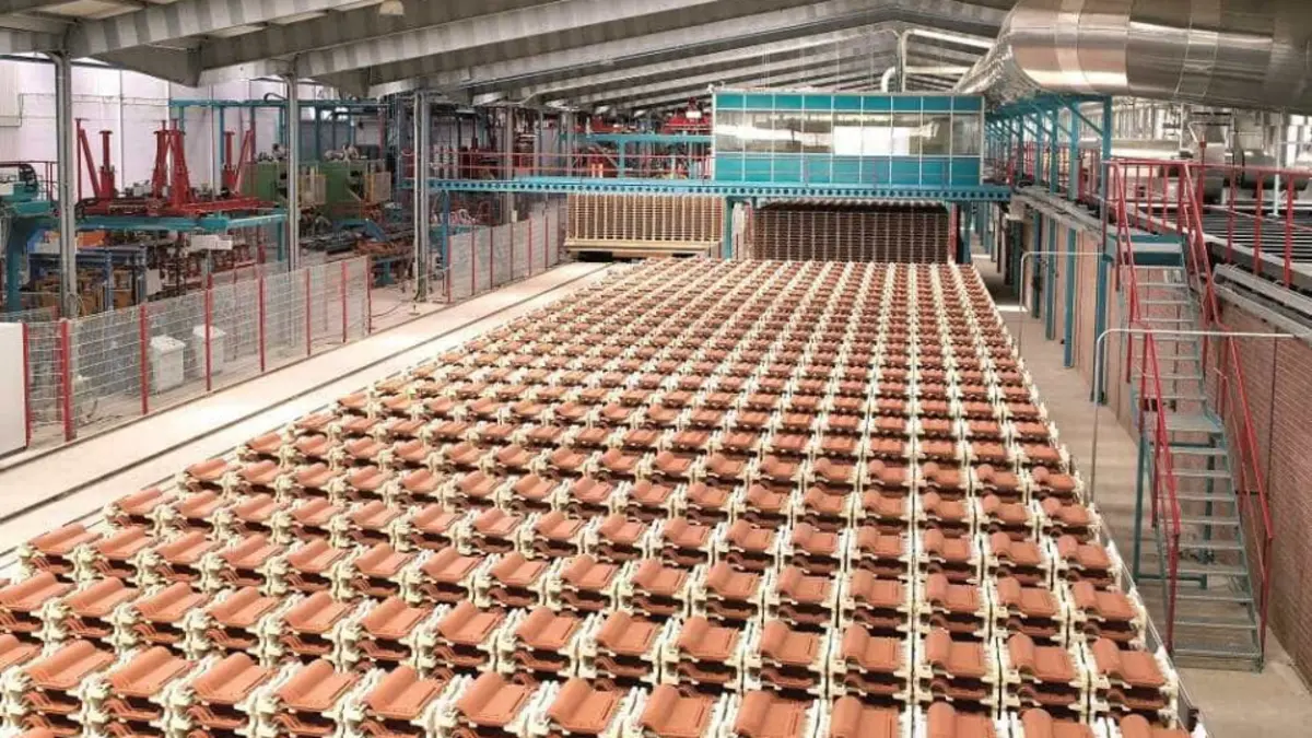 Telhas feitas a partir das lamas resultantes do tratamento da água