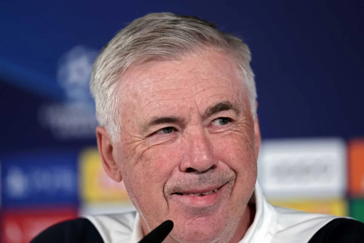 Carlo Ancelotti, treinador do Real Madrid