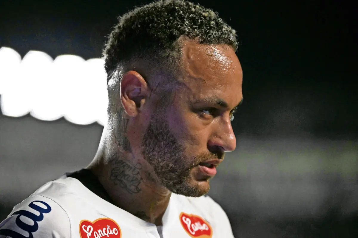 Neymar reagiu à dura derrota frente ao Vasco da Gama