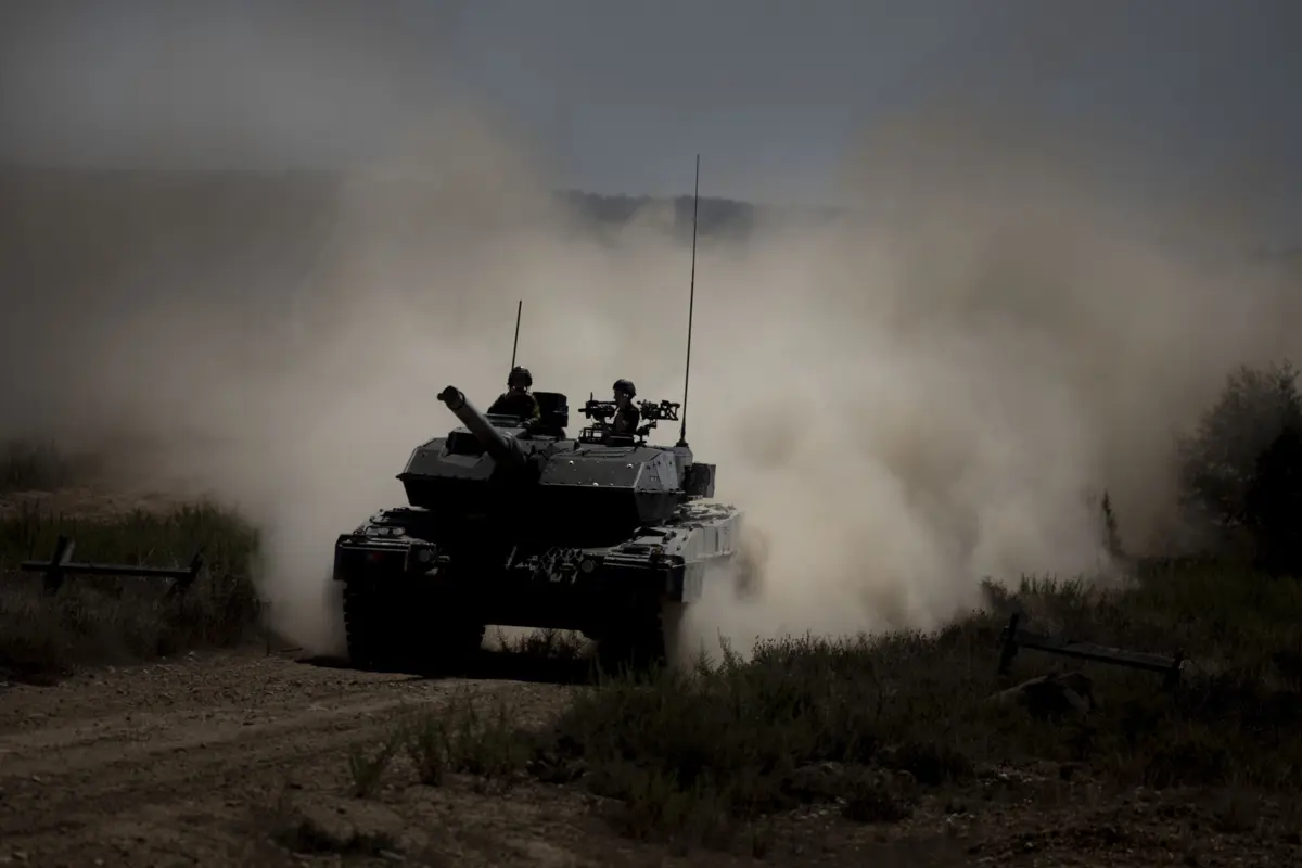 Treinos militares em Santa Margarida, na preparação de missões no estrangeiro