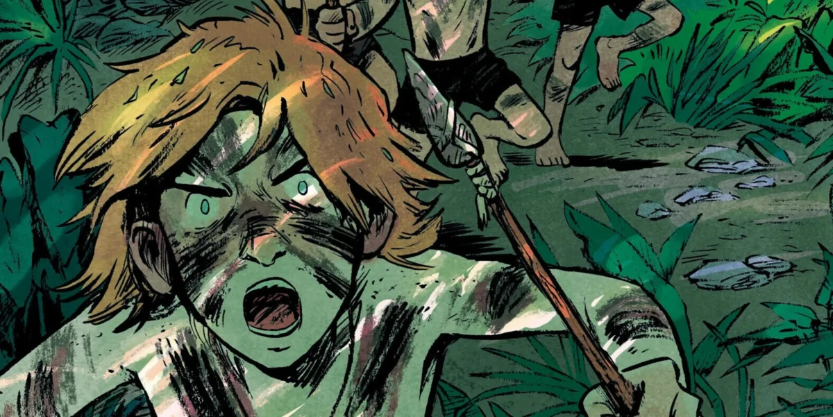 "O deus das moscas" é uma história terrível narrada com traço agradável e certeiro.