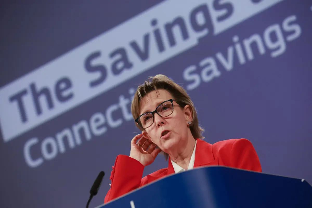 A comissária europeia dos Serviços Financeiros, Maria Luís Albuquerque