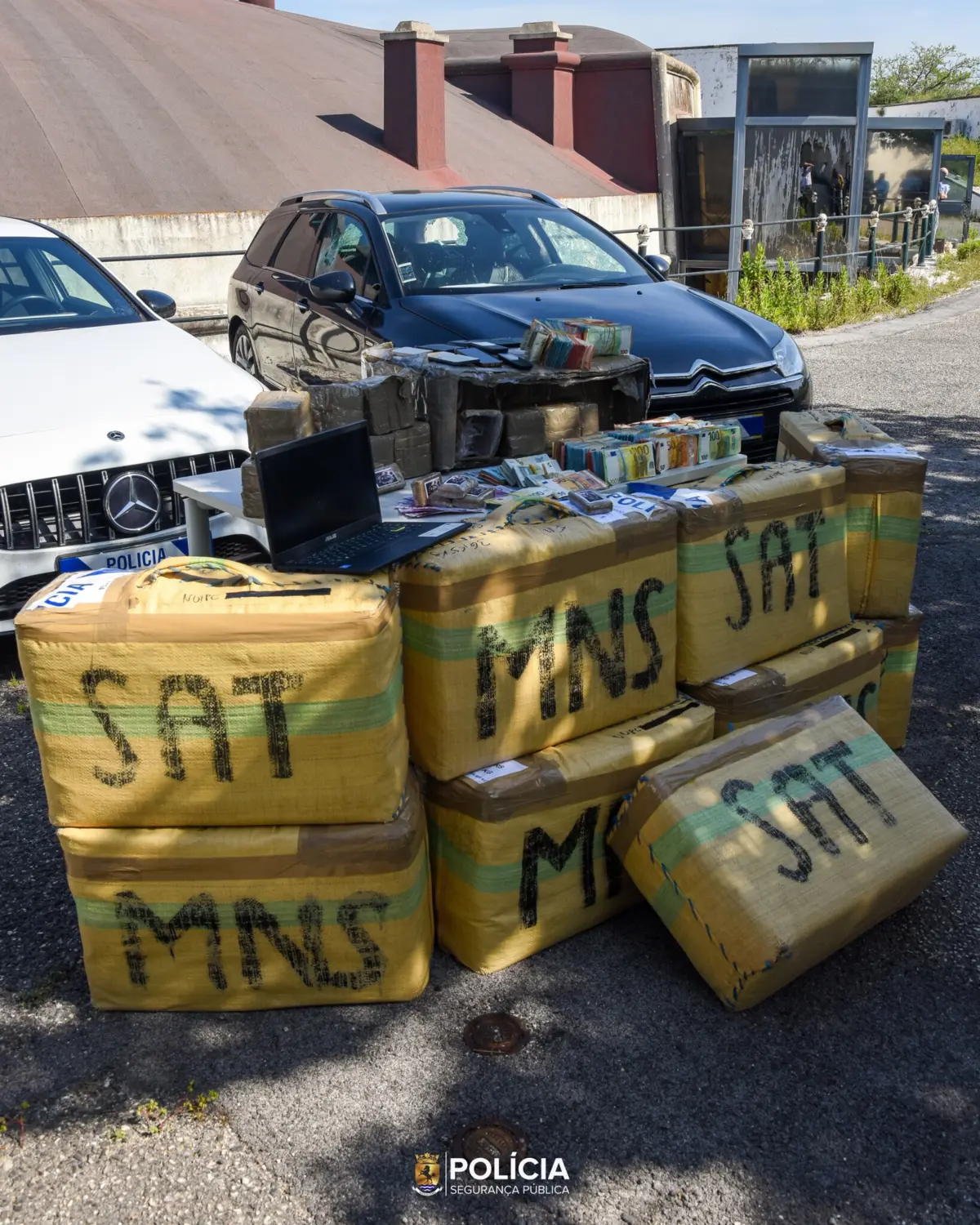 PSP apreendeu 360 quilos de haxixe na operação