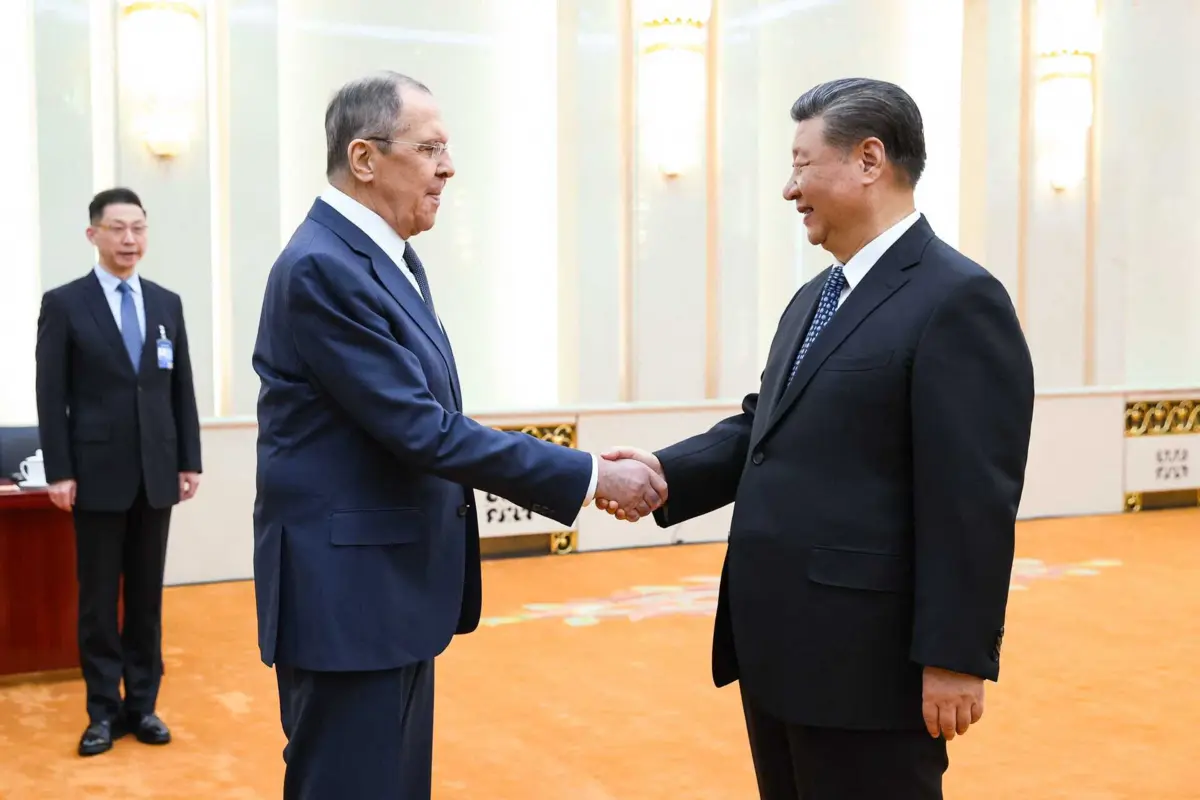 Encontro entre Sergei Lavrov e Xi Jinping