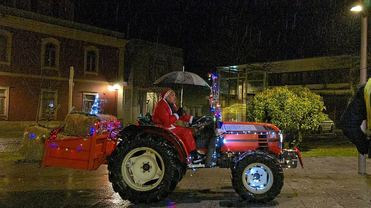 A chuva não abrandou