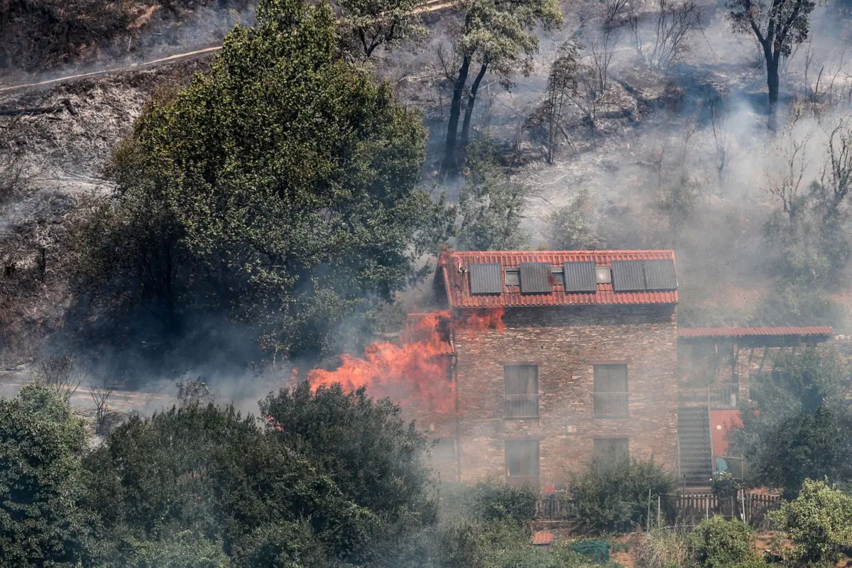 Pelas 10.40 horas, estava um total de 838 operacionais a combater o fogo no terreno