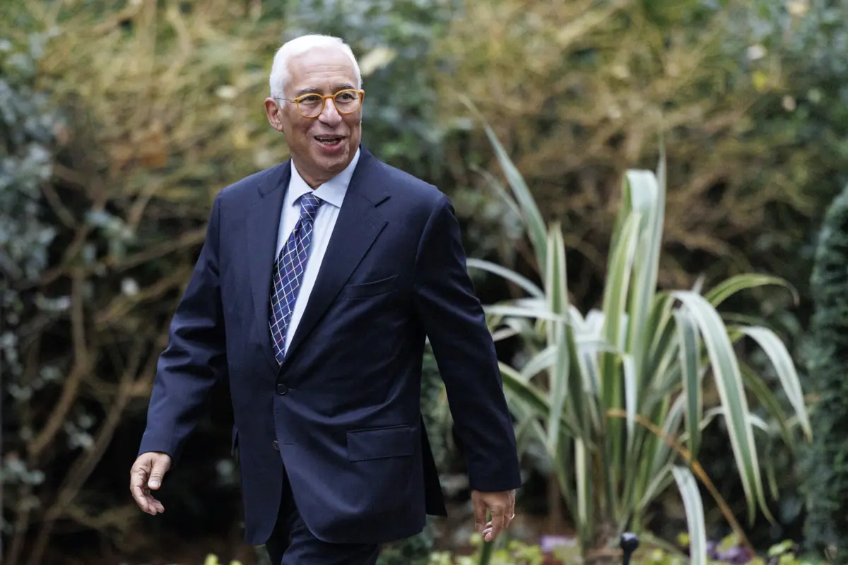 O presidente do Conselho Europeu, António Costa