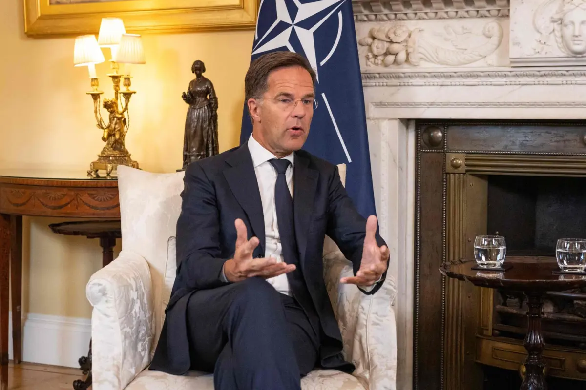 O secretário-geral da NATO, Mark Rutte