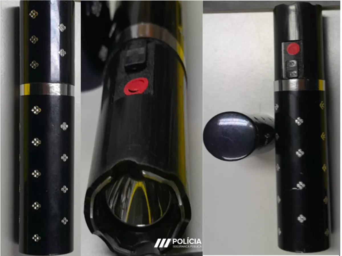 Polícias receberam a comunicação de que indivíduo exibia arma elétrica junto a rulote