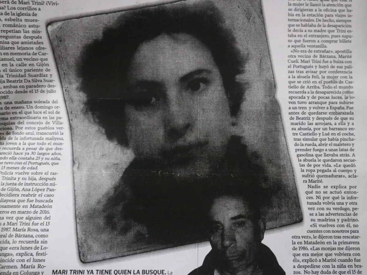 As autoridades suspeitam que o português, António Maria da Silva, tenha lançado para a Lagoa de Berbes, em 1987, os cadáveres da mulher e da filha de ambos