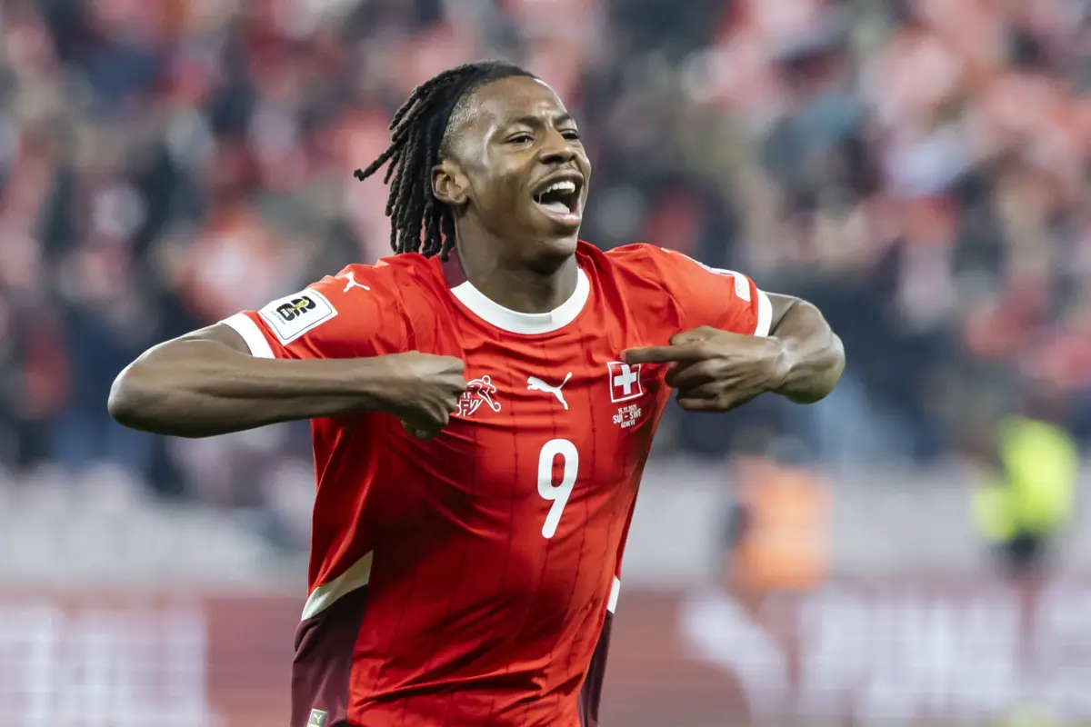 Johan Manzambi foi autor de um dos golos dos helvéticos