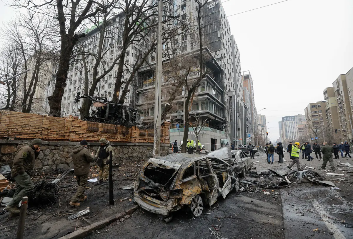 O ataque de mísseis russos danificou a embaixada de Portugal em Kiev
