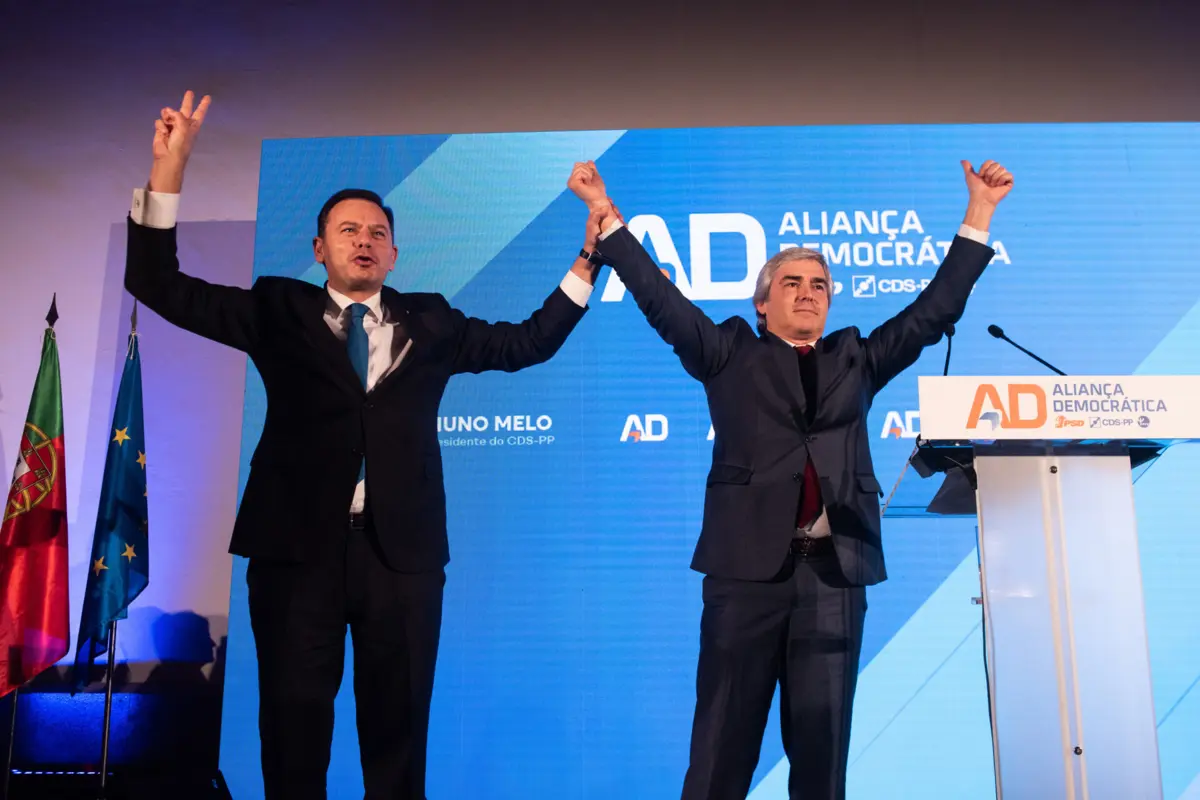 Luís Montenegro e Nuno Melo assinaram acordo da AD em janeiro, no Porto