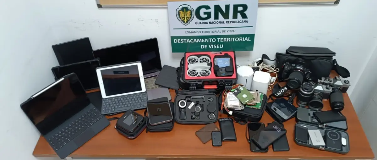 GNR apreendeu diverso material eletrónico