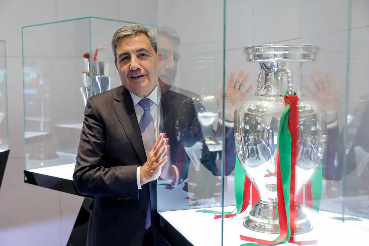 O presidente da Federação Portuguesa de Futebol, Fernando Gomes