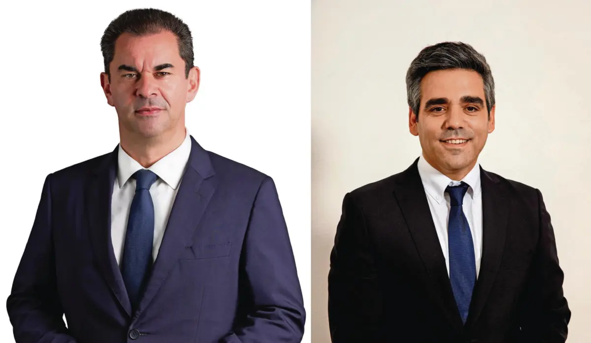 José Manuel Gonçalves (PSD, à esquerda) e Hugo Almeida (PS)