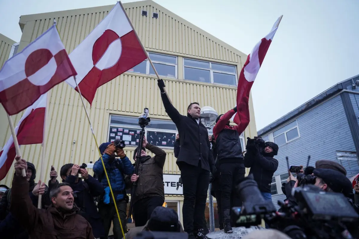 Manifestação em Nuuk reuniu milhares de pessoas