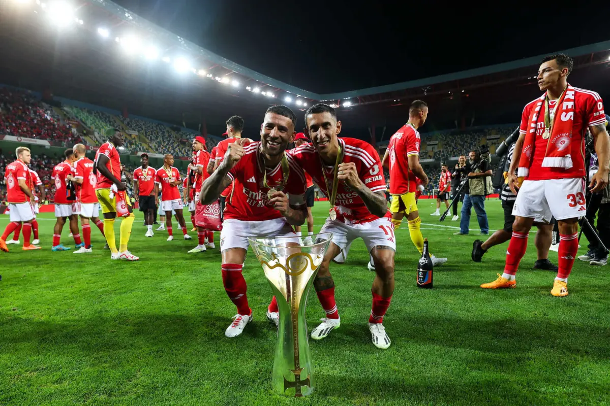 A dupla argentina nos festejos da Supertaça de 2023