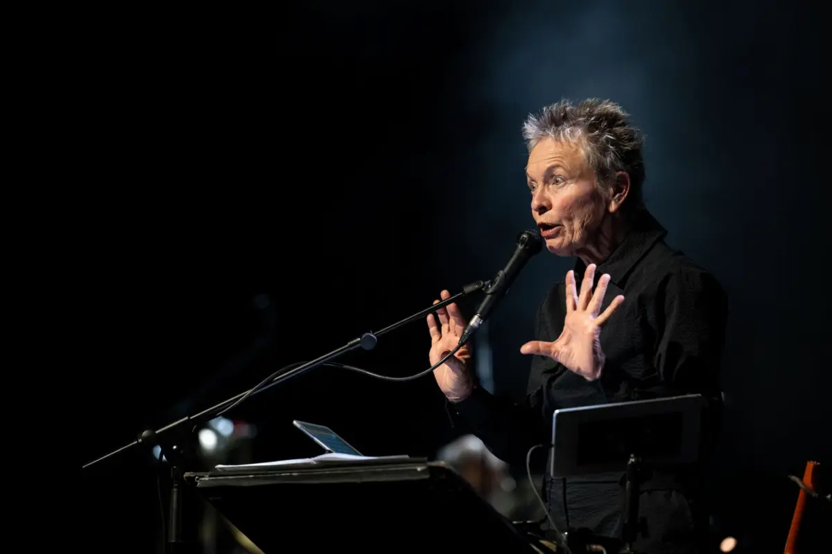 Laurie Anderson: compositora norte-americana de 78 anos é a atração magnética de "X2"