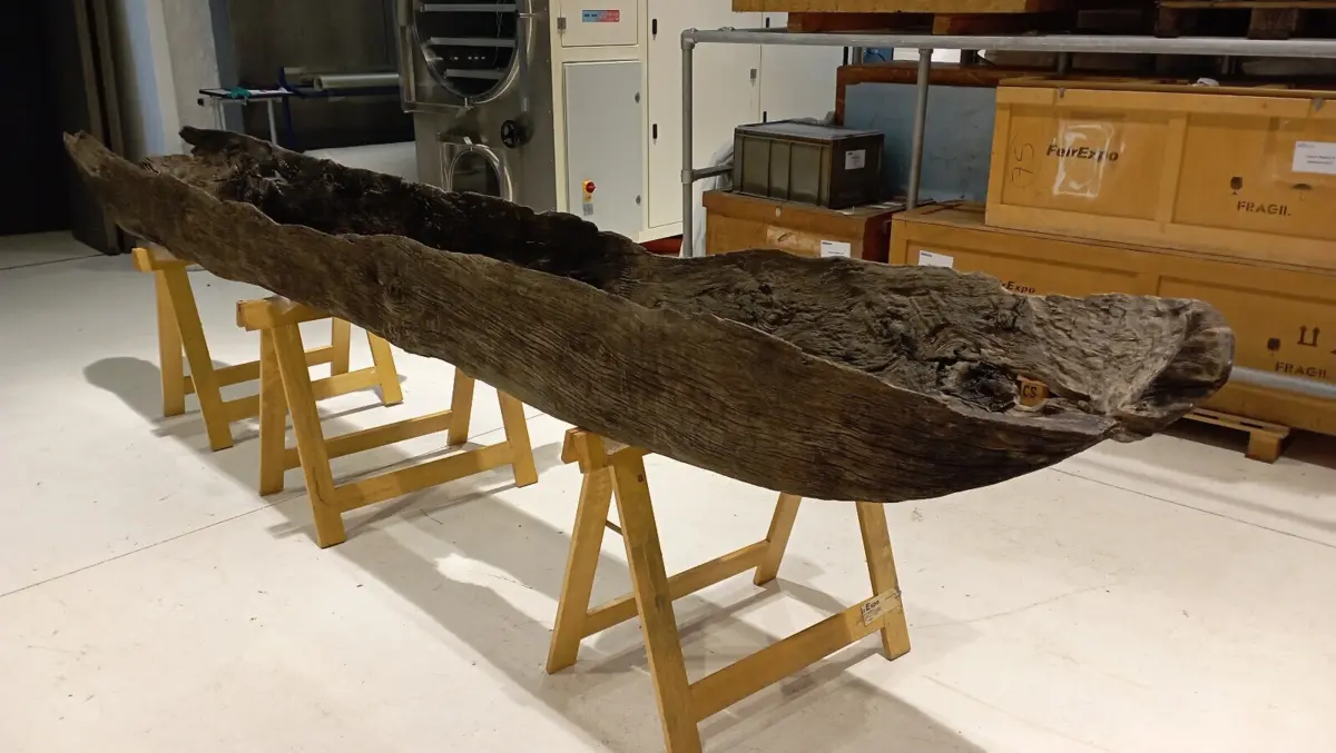 Piroga foi classificada como Tesouro Nacional