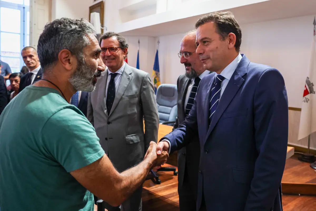 Encontro de Luís Montenegro com agricultores afetados pelos incêndios