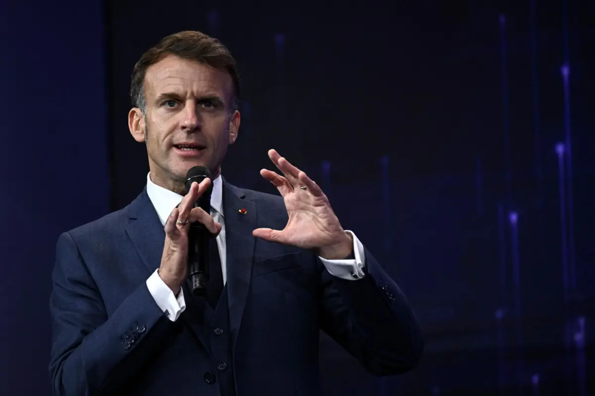 O presidente francês, Emmanuel Macron