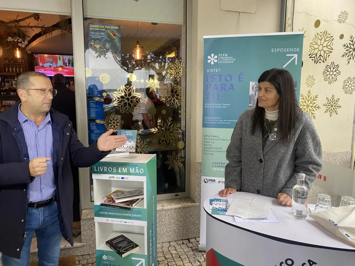 A abordagem de proximidade facilita o contacto espontâneo com os livros