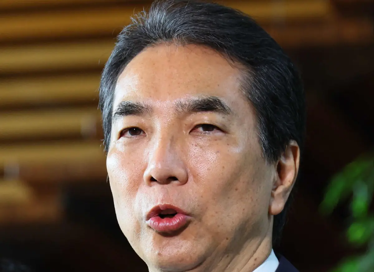 O ministro da Agricultura do Japão, Taku Eto