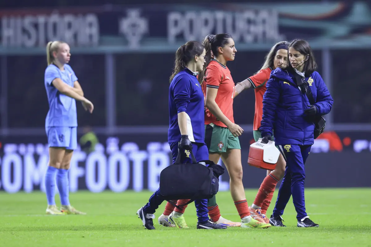 Kika Nazareth sofreu uma lesão no particular frente aos Países Baixos e saiu em lágrimas