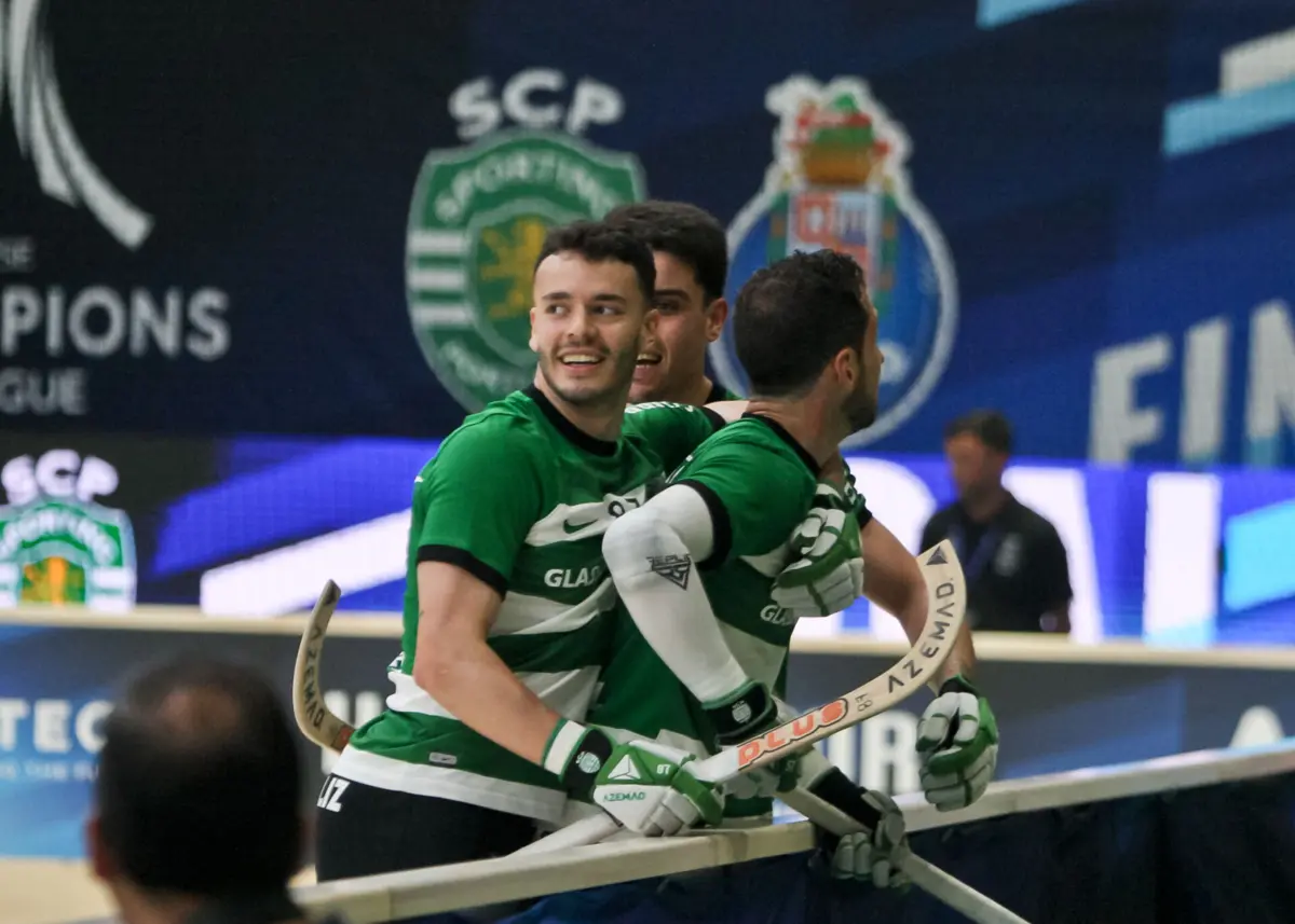 Sporting derrotou o F. C. Porto na meia-final da Liga dos Campeões de hóquei em aptons