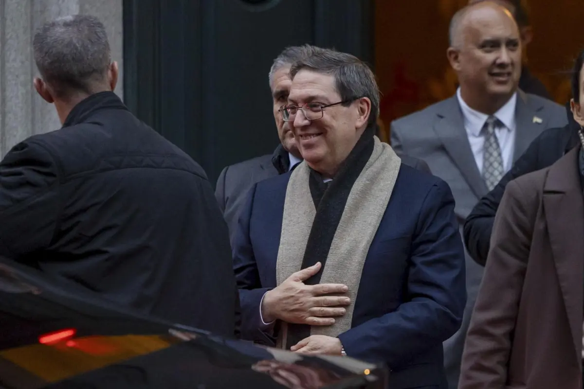 Bruno Rodríguez, ministro dos Negócios Estrangeiros de Cuba