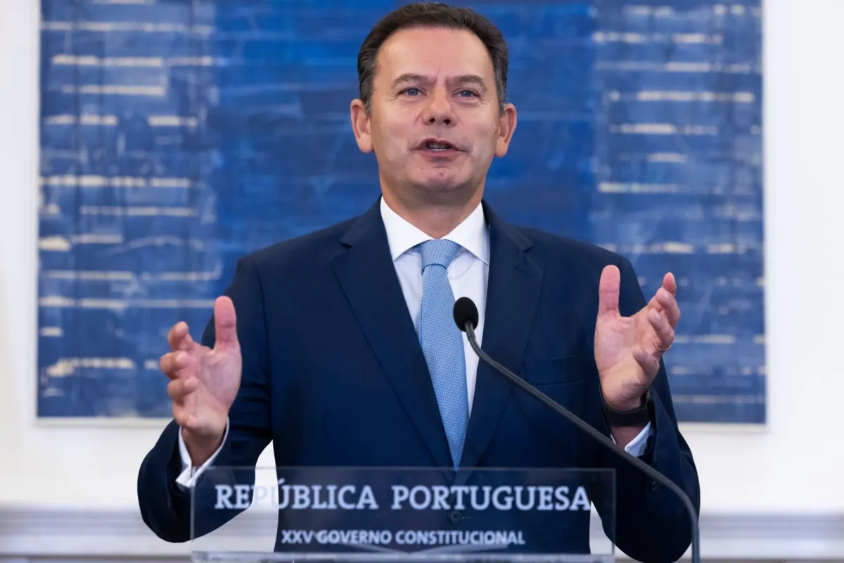 O primeiro-ministro, Luis Montenegro