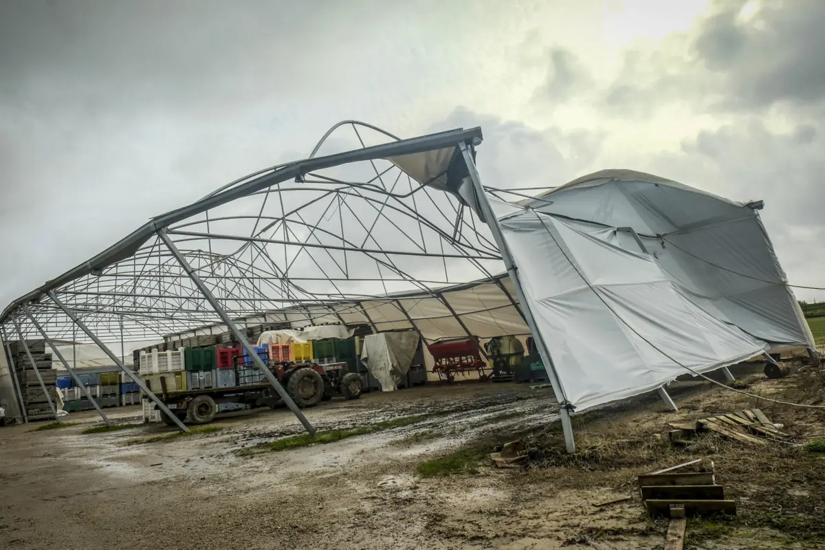 Tempestades sucessivas destruíram a capacidade produtiva em várias zonas do país