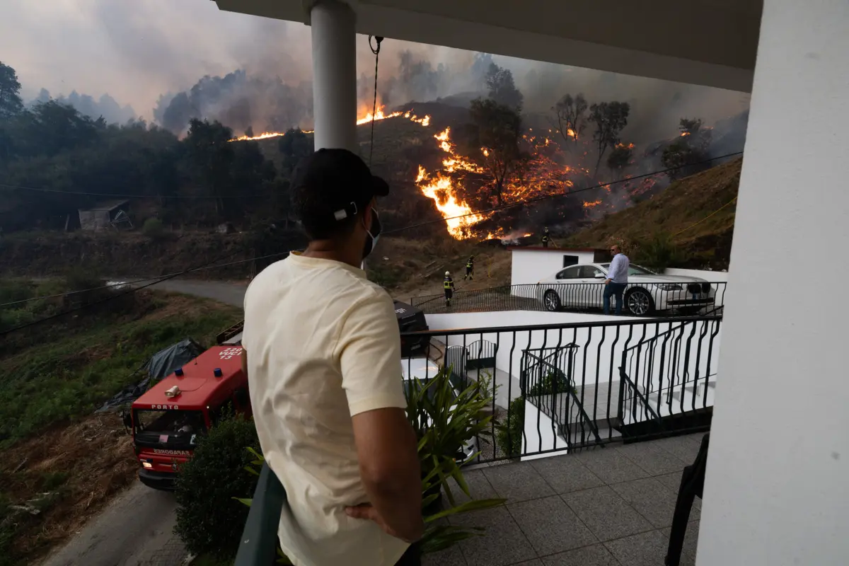Imagem de contexto do artigo O fogo ameaçou uma aldeia familiar de Arouca