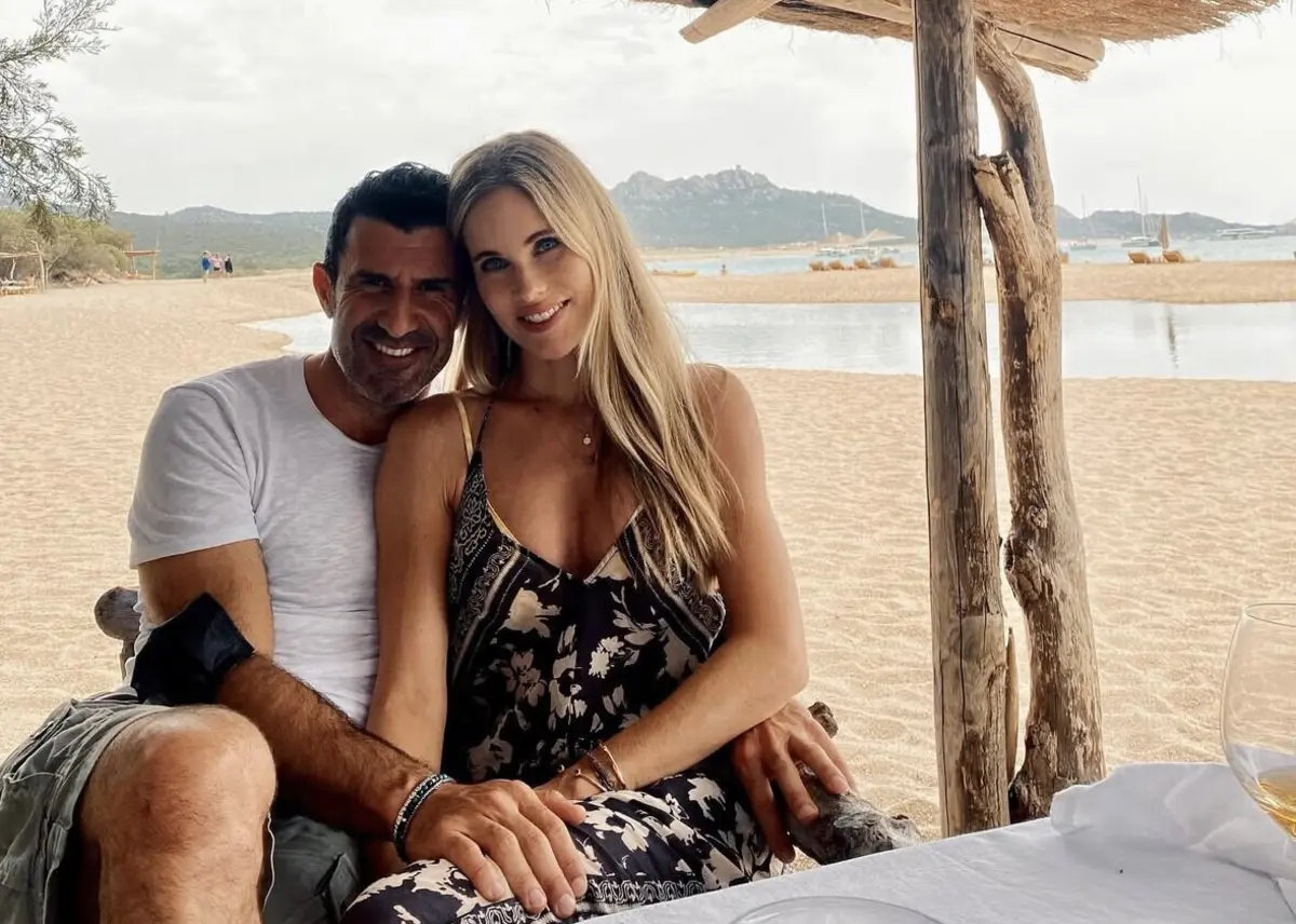 Luís Figo e Helen Svedin têm três filhas em comum