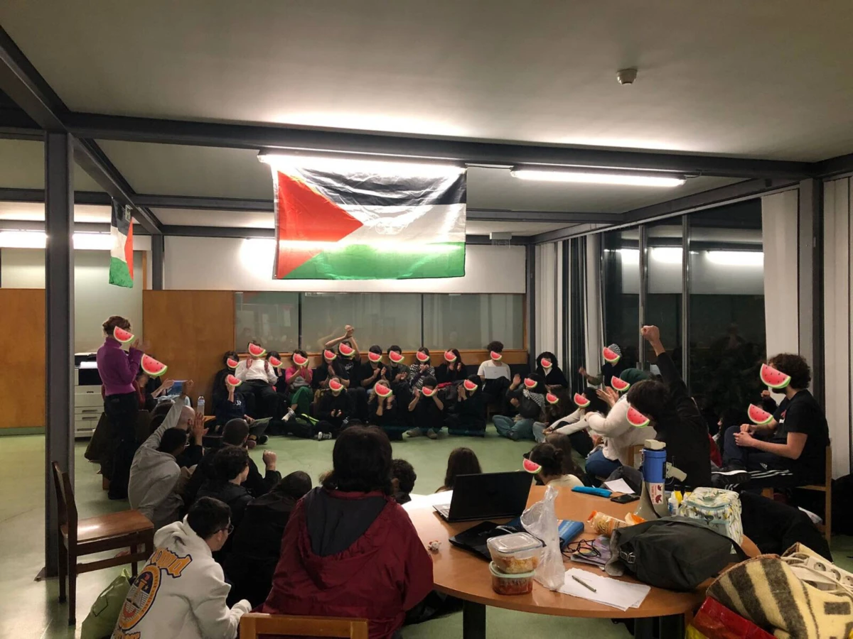 Imagens da ocupação foram partilhadas nas redes sociais