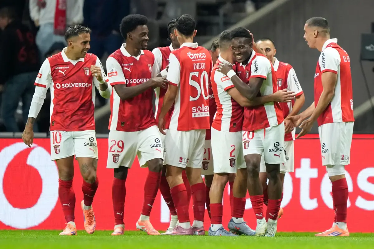 Guerreiros festejam golo