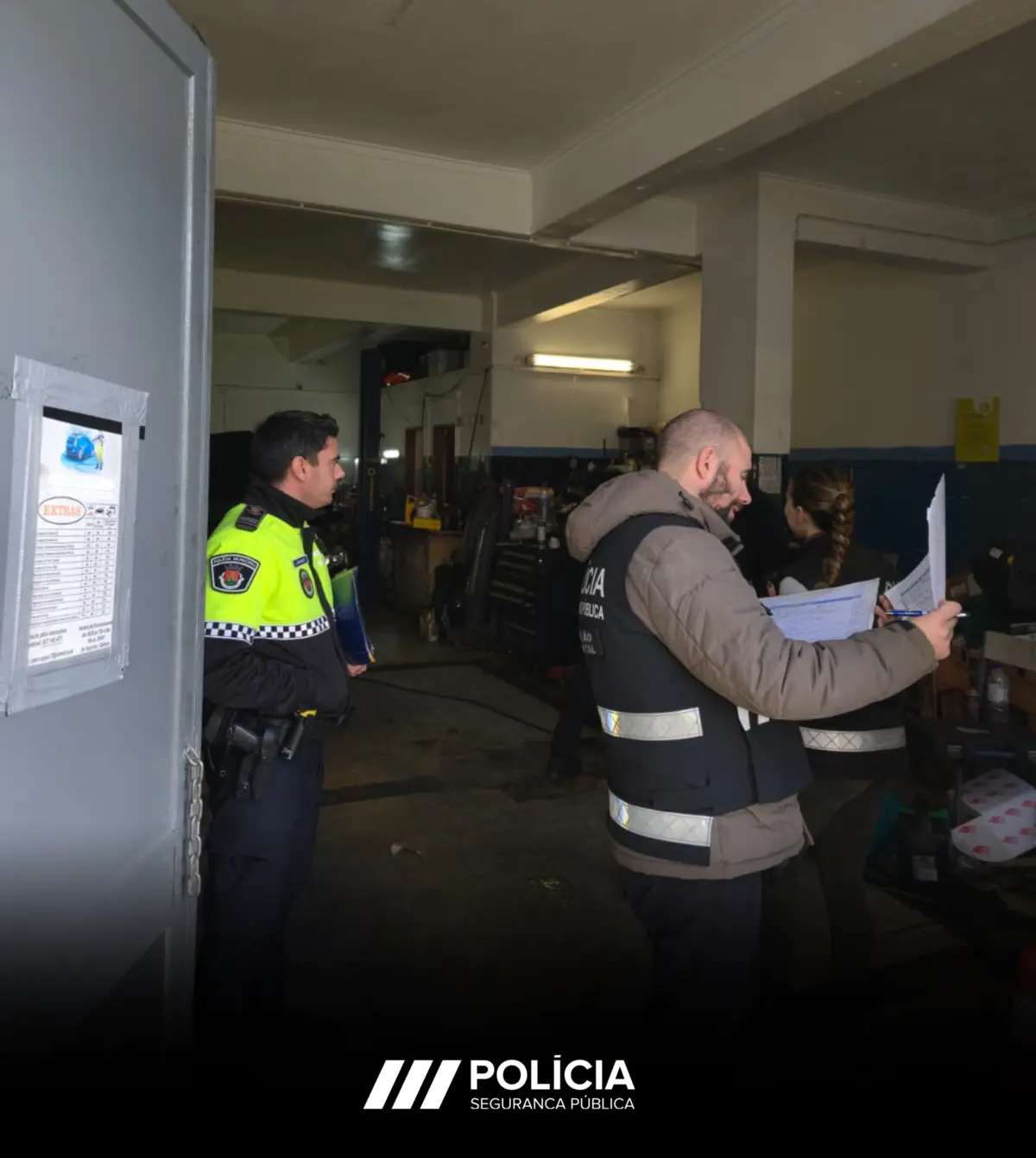 PSP levantou vários autos de contraordenação durante fiscalização a atividade de oficinas automóveis