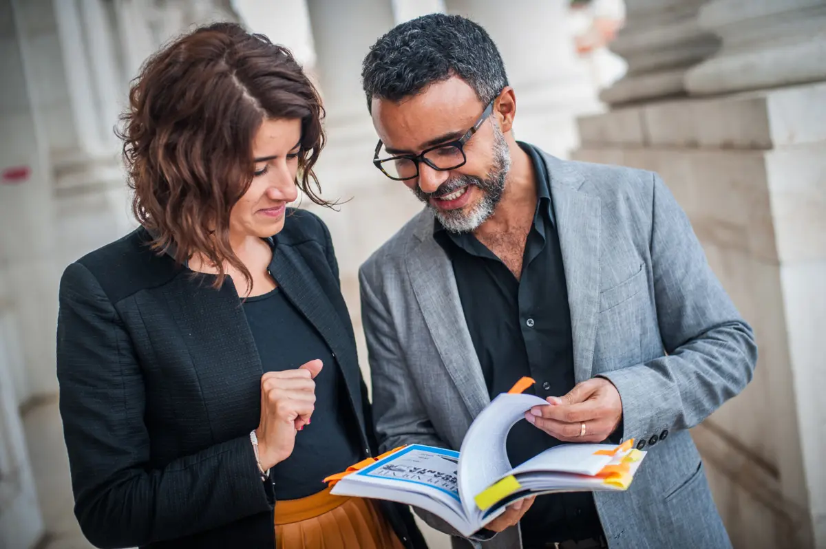 Filipe Santos Costa e Liliana Valente, autores de "SDó neste país"