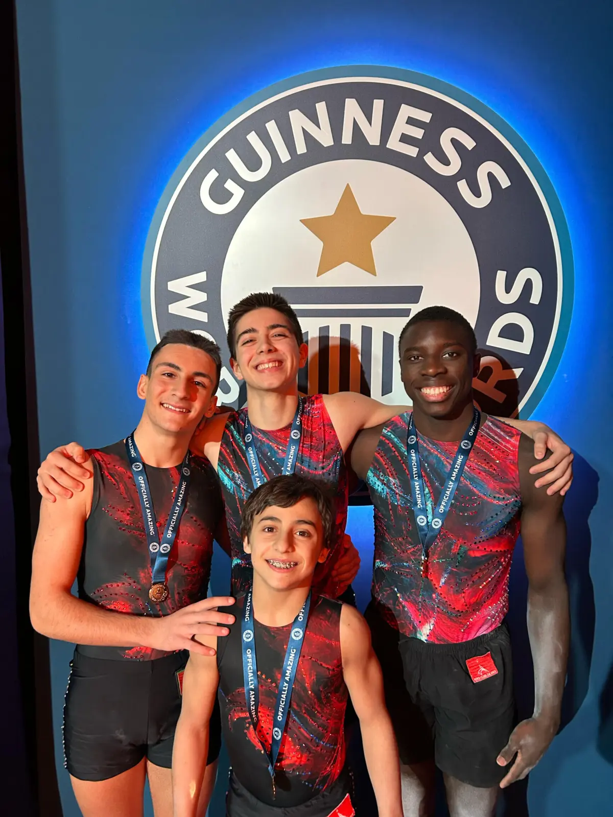 Ginastas do Acro Clube da Maia bateram recorde do Guinness